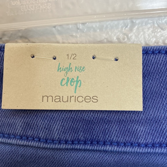 Brand new Maurices blue high-rise cropped jeans - Picture 5 of 7